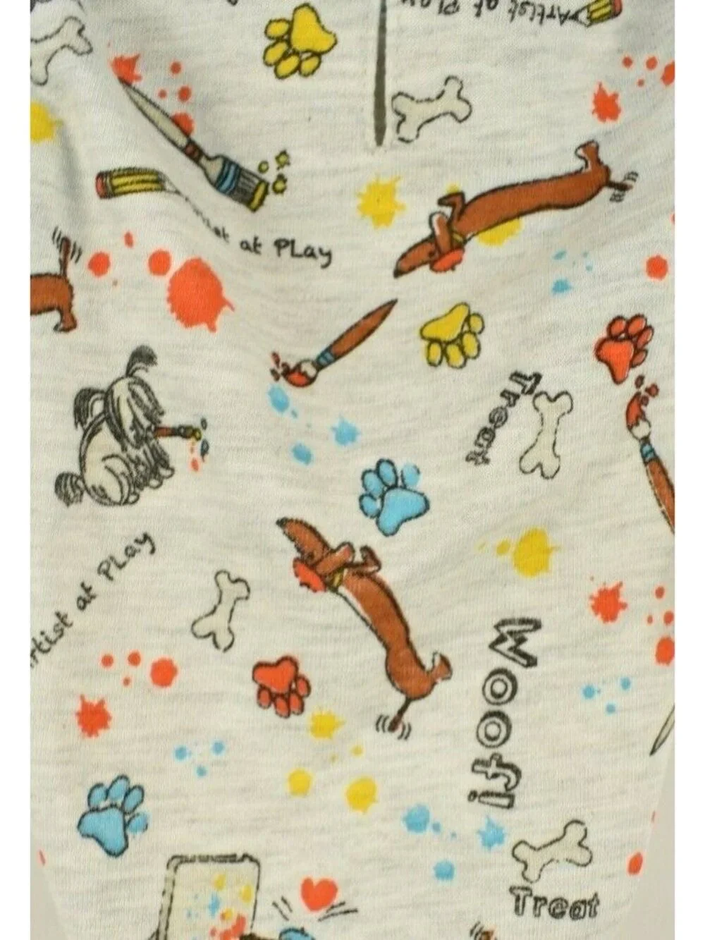 Youly XXS 9 to 11 inch Dog New The Artist Blue Pet Pajamas